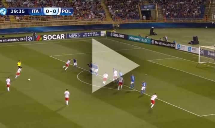 Bielik ŁADUJE GOLA na 1-0 z Włochami! [VIDEO]